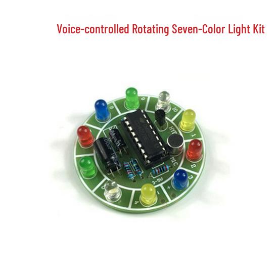 CD4017: Voice-Activated Seven-Color LED Water Light Kit with Microphone Control
CD4017: Voice-Activated Seven-Color LED Water Light Kit with Microphone Control