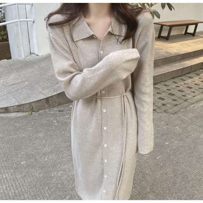 Dress early autumn long sleeves loose and thin inside knitted skirt French gentle wind long sweater skirt autumn and winter One size fits all абрикосовий
Dress early autumn long sleeves loose and thin inside knitted skirt French gentle wind long sweater skirt autumn and winter One size fits all абрикосовий