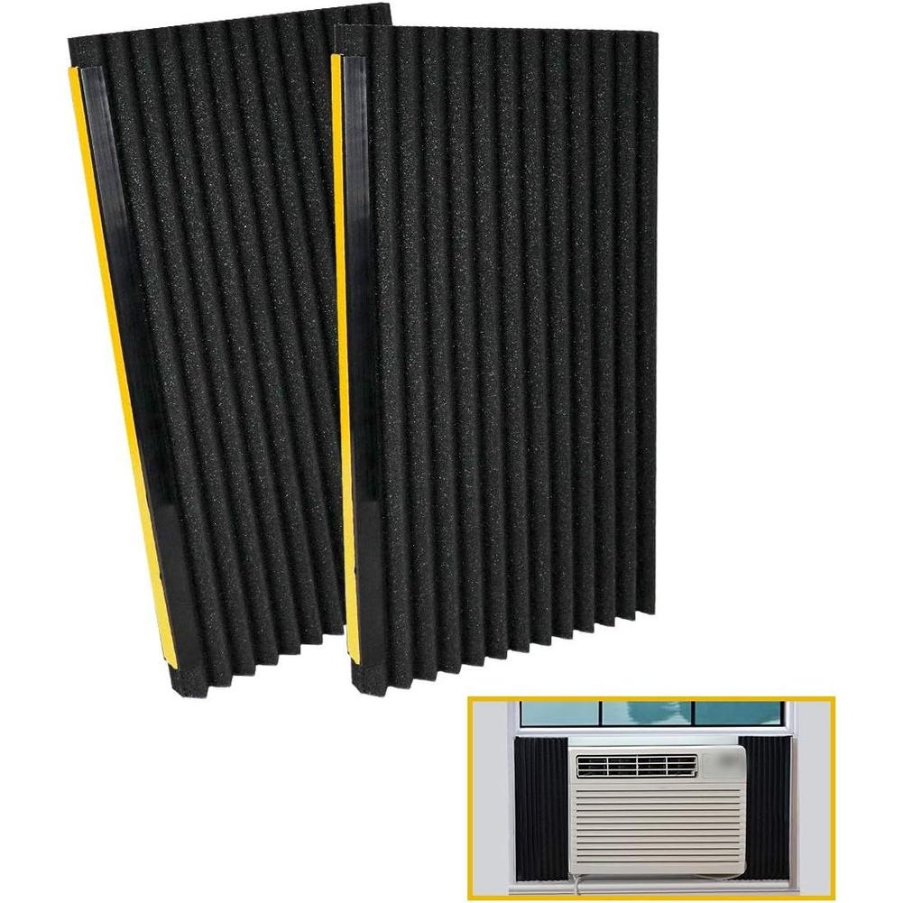Window Air Conditioner Foam Side Panels 17 x 9 Inch Two Pack to Assist in Maintaining Desired Indoor Temperature чорний
Window Air Conditioner Foam Side Panels 17 x 9 Inch Two Pack to Assist in Maintaining Desired Indoor Temperature чорний