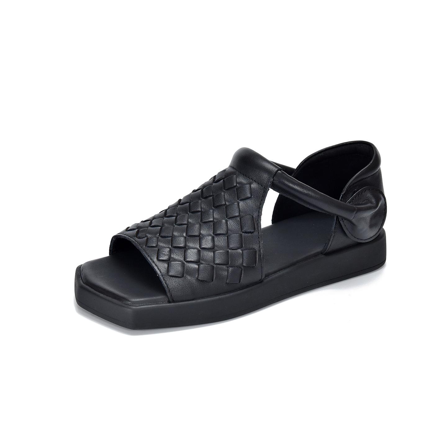 Johnature Genuine Leather Woven Peep Toed Flat Sandals Casual Soft Soled Comfortable Women s Shoes 40 чорний
Johnature Genuine Leather Woven Peep Toed Flat Sandals Casual Soft Soled Comfortable Women s Shoes 40 чорний