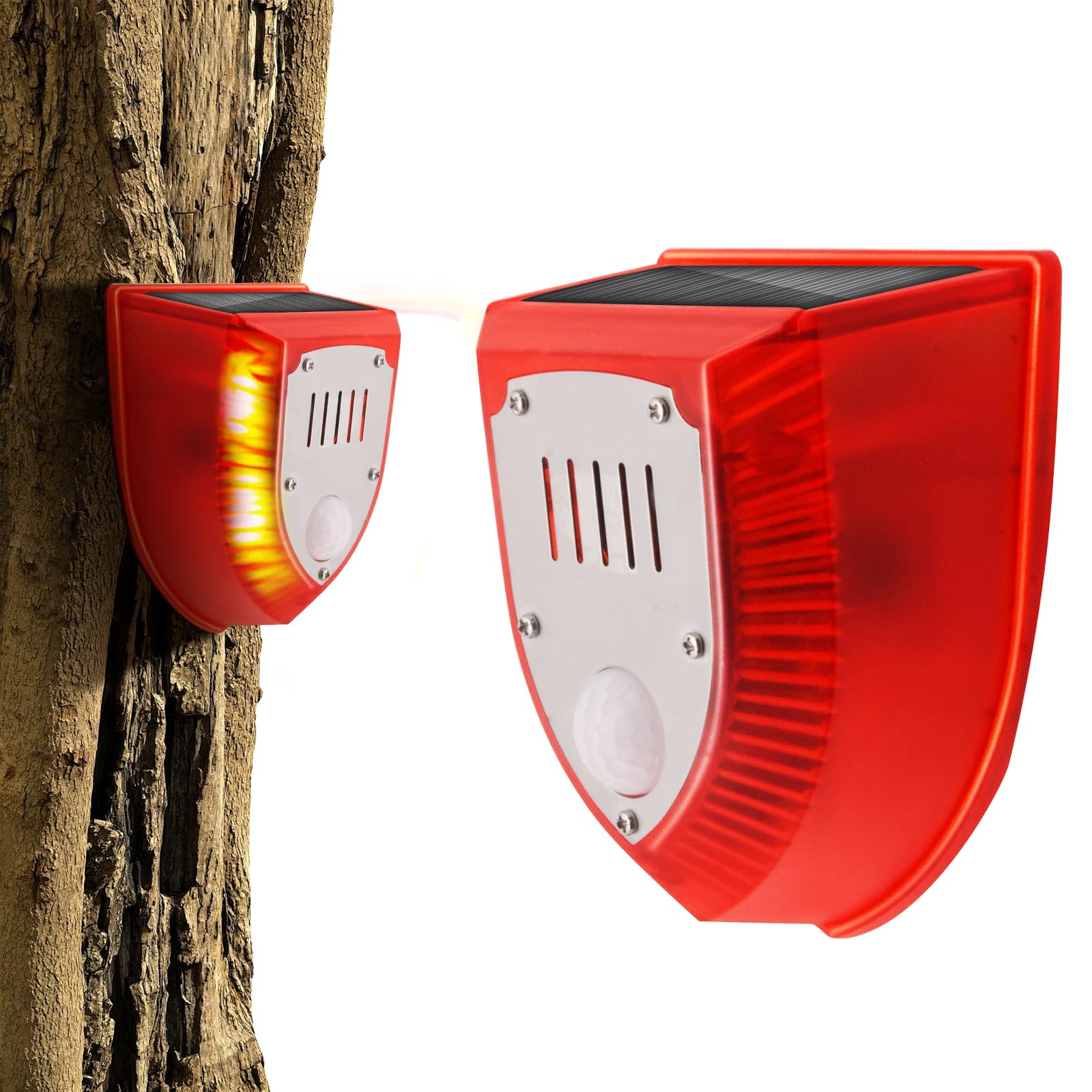 ziyue Солнечный сигнальный свет, Охранная сигнализация с датчиком движения, Уличный, Водонепроницаемый, Зарядка от солнца, Громкая красная стробоскопическая сирена 129 дБ, Звук лая собаки, Светодиодная вспышка,
ziyue Солнечный сигнальный свет, Охранная сигнализация с датчиком движения, Уличный, Водонепроницаемый, Зарядка от солнца, Громкая красная стробоскопическая сирена 129 дБ, Звук лая собаки, Светодиодная вспышка,