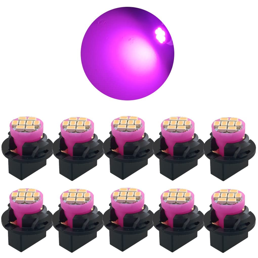 GLOFE T10 194 168 Dash Instrument White LED Bulb Bright Panel Gauge Cluster Dashboard LED Light Set of 10 (Purple/Pink)
GLOFE T10 194 168 Dash Instrument White LED Bulb Bright Panel Gauge Cluster Dashboard LED Light Set of 10 (Purple/Pink)