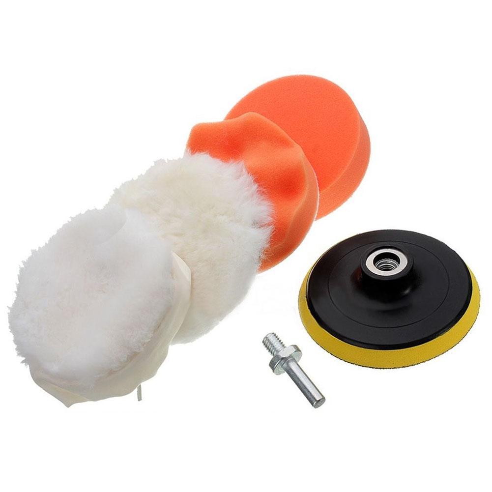 6 Piece 4 Inch Polishing Pad Set with M10 Drill Adapter for Car Polishing Waxing Polishing Pads Orange White Wool Foam
6 Piece 4 Inch Polishing Pad Set with M10 Drill Adapter for Car Polishing Waxing Polishing Pads Orange White Wool Foam