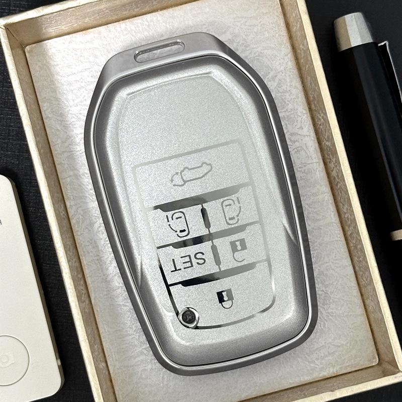 Toyota Alphard/Vellfire 6-Button Key Case, Aluminum Alloy Buckle
Toyota Alphard/Vellfire 6-Button Key Case, Aluminum Alloy Buckle