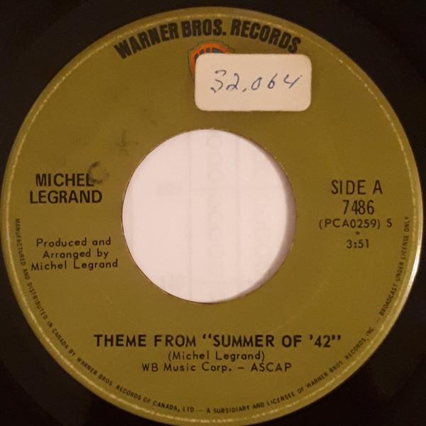 7inch Record MICHEL LEGRAND - Theme From Summer Of 42 7486 Warner Bros. Re 1971 Canada Soundtracks & Musicals Used
7inch Record MICHEL LEGRAND - Theme From Summer Of 42 7486 Warner Bros. Re 1971 Canada Soundtracks & Musicals Used