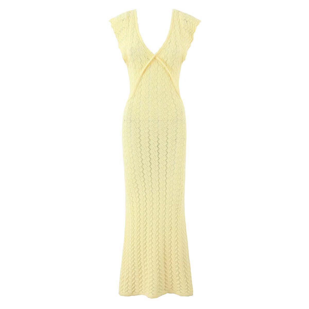Autumn 2025 European Style Women s V-Neck Retro Crochet Holiday Dress M жовтий
Autumn 2025 European Style Women s V-Neck Retro Crochet Holiday Dress M жовтий
