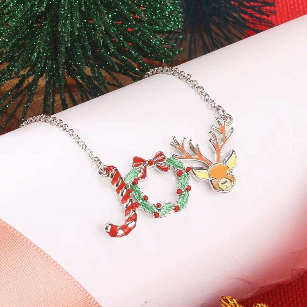 New Geometric Christmas Tree Elk Candy Letter Pendant Women s Necklace Unique Trendy Fashion Fun Christmas Party Jewelry Gift
New Geometric Christmas Tree Elk Candy Letter Pendant Women s Necklace Unique Trendy Fashion Fun Christmas Party Jewelry Gift