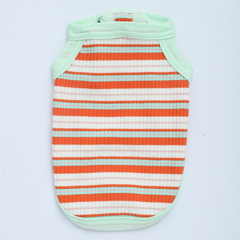 Breathable Striped Summer Dog Vest Lightweight Thin Pet Clothes for Small Dogs Teddy Bichon Yorkie Pomeranian for Outdoor Daily Wear S: 37cm Bust, 1.5-2.5kg
Breathable Striped Summer Dog Vest Lightweight Thin Pet Clothes for Small Dogs Teddy Bichon Yorkie Pomeranian for Outdoor Daily Wear S: 37cm Bust, 1.5-2.5kg