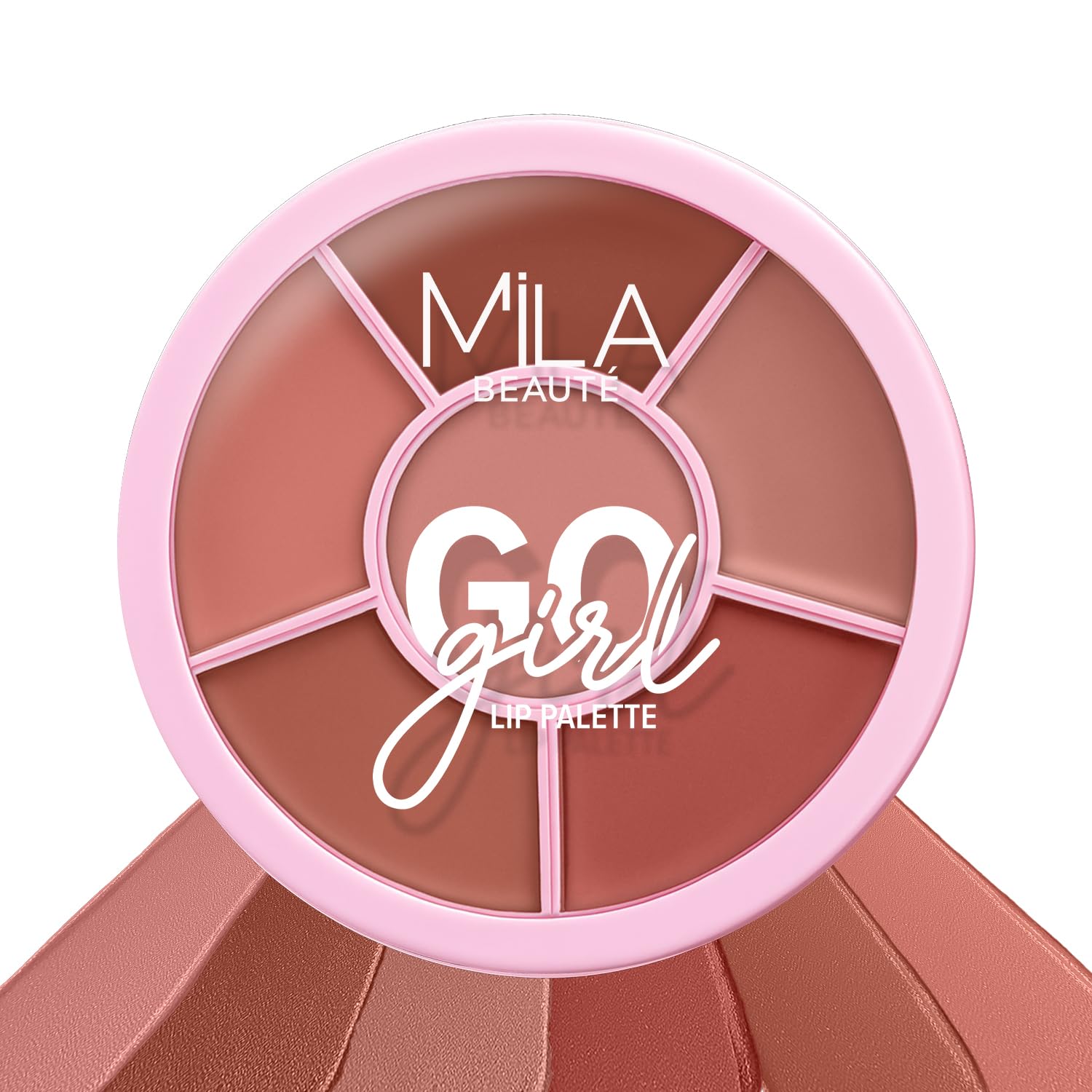 Mila Beaute Go Girl Палитра для губ с 6 пигментированными оттенками I Кремово-матовое покрытие I Увлажняющая формула с экстрактом граната и гиалуроновой кислотой I Trav
Mila Beaute Go Girl Палитра для губ с 6 пигментированными оттенками I Кремово-матовое покрытие I Увлажняющая формула с экстрактом граната и гиалуроновой кислотой I Trav