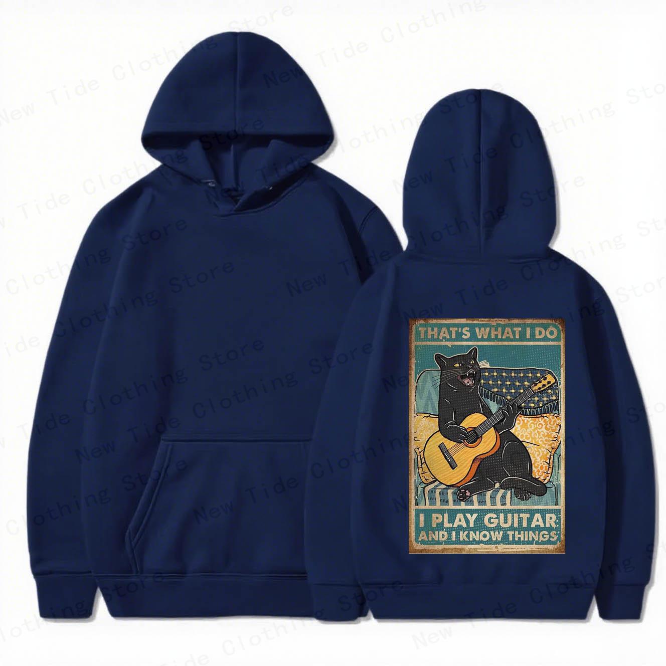 Men s Cotton Hoodie For Autumn Winter With Guitar - Playing Cat Graphic, Perfect For Trendy Cold - Weather Style 3XL
Men s Cotton Hoodie For Autumn Winter With Guitar - Playing Cat Graphic, Perfect For Trendy Cold - Weather Style 3XL