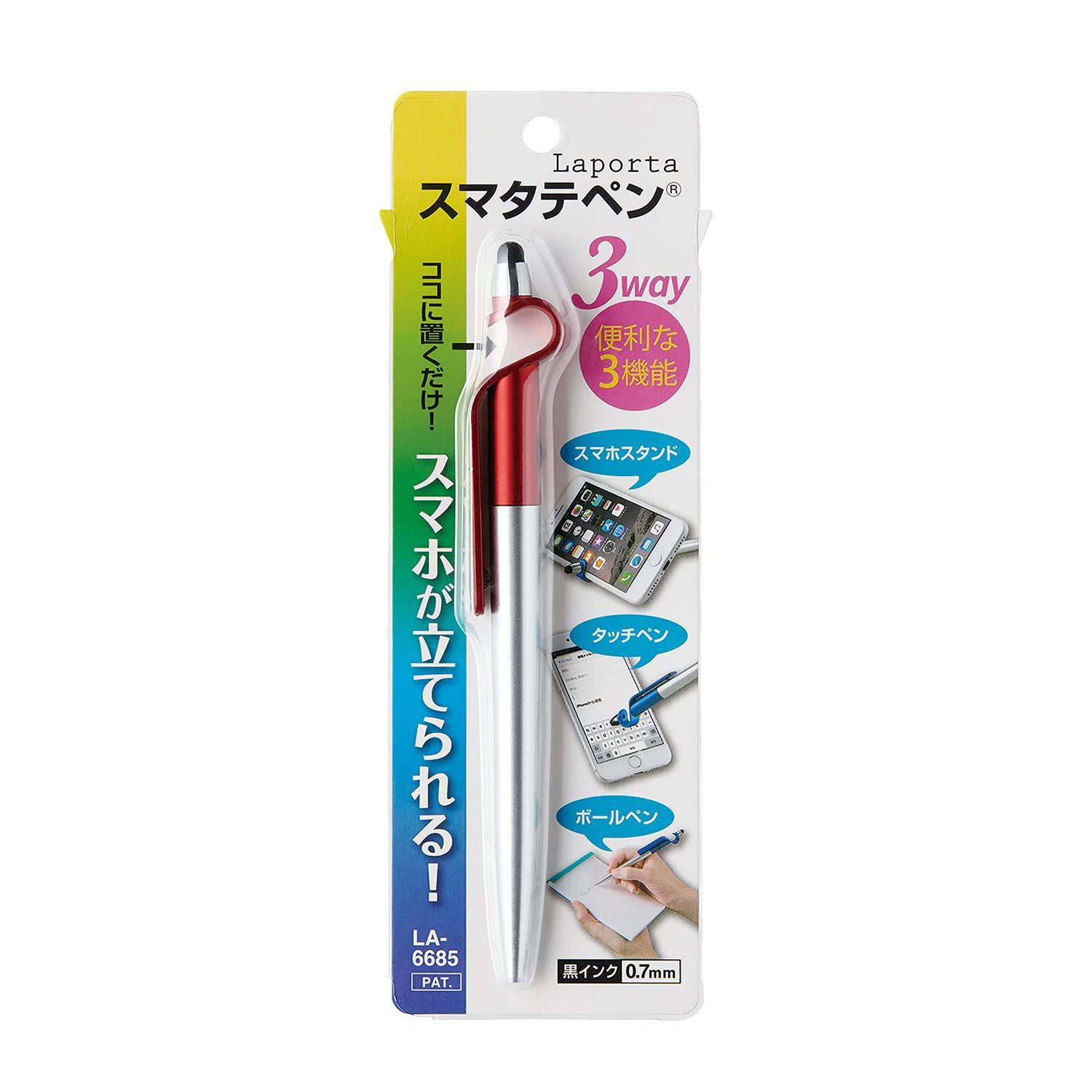 Sekisei Laporta Smartate Pen Ink Black Blister Pack Red LA-6685 Oil-Based 0.7mm LA-6685
Sekisei Laporta Smartate Pen Ink Black Blister Pack Red LA-6685 Oil-Based 0.7mm LA-6685