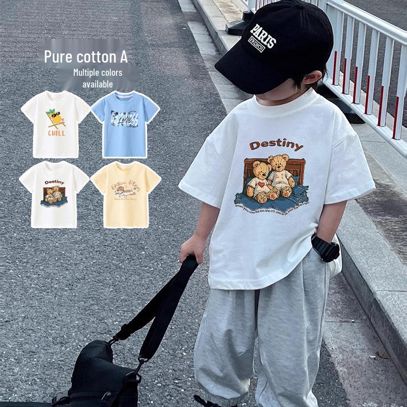 2025 Cartoon Short Sleeve Cotton T-shirt: Cool & Breathable Summer Top for Infants & Toddlers 120 cm
2025 Cartoon Short Sleeve Cotton T-shirt: Cool & Breathable Summer Top for Infants & Toddlers 120 cm
