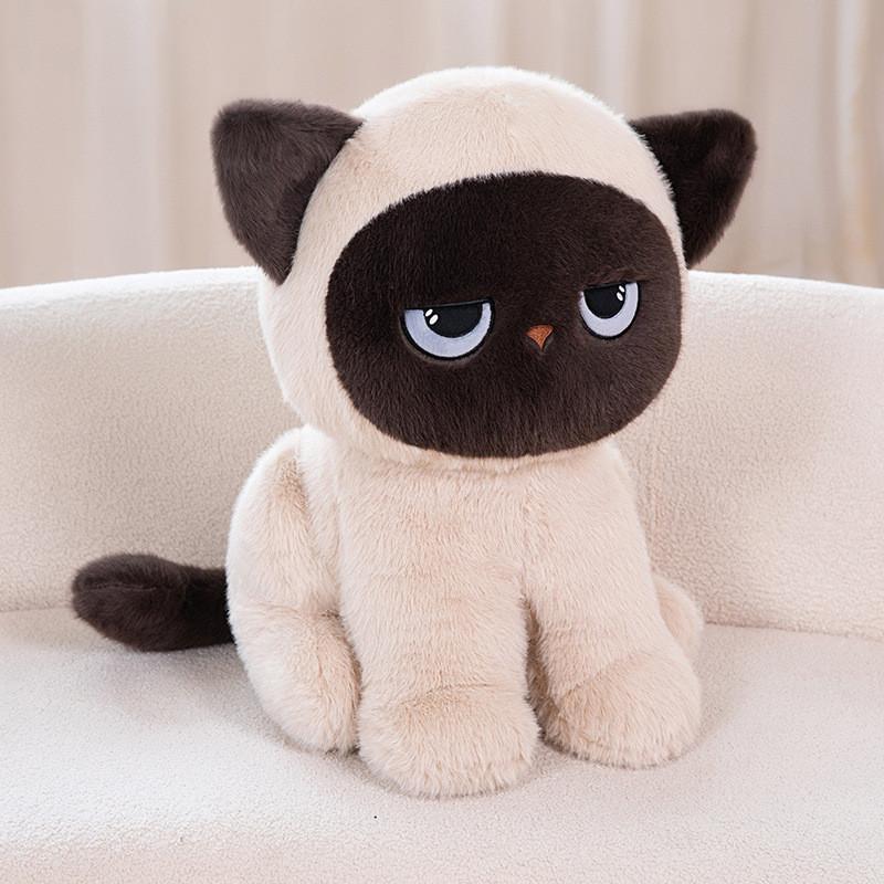 Plush Cat Sleep Toy With Pp Cotton Filling For Relaxing Bedtime Comfort For Kids And Adults 32cm коричневий
Plush Cat Sleep Toy With Pp Cotton Filling For Relaxing Bedtime Comfort For Kids And Adults 32cm коричневий