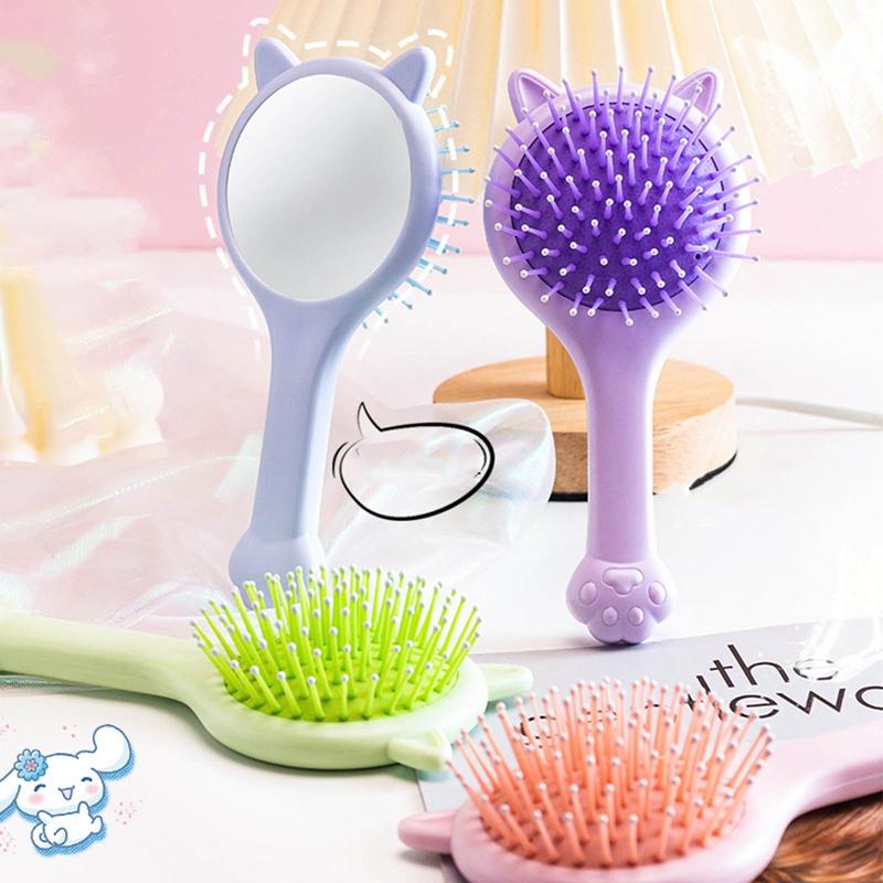 Cute Cat Paw Ear Air Cushion Hair Brush Comb Mirror Hairbrush Set Massage Makeup Health Care Tools For Mother-kids Accessories
Cute Cat Paw Ear Air Cushion Hair Brush Comb Mirror Hairbrush Set Massage Makeup Health Care Tools For Mother-kids Accessories