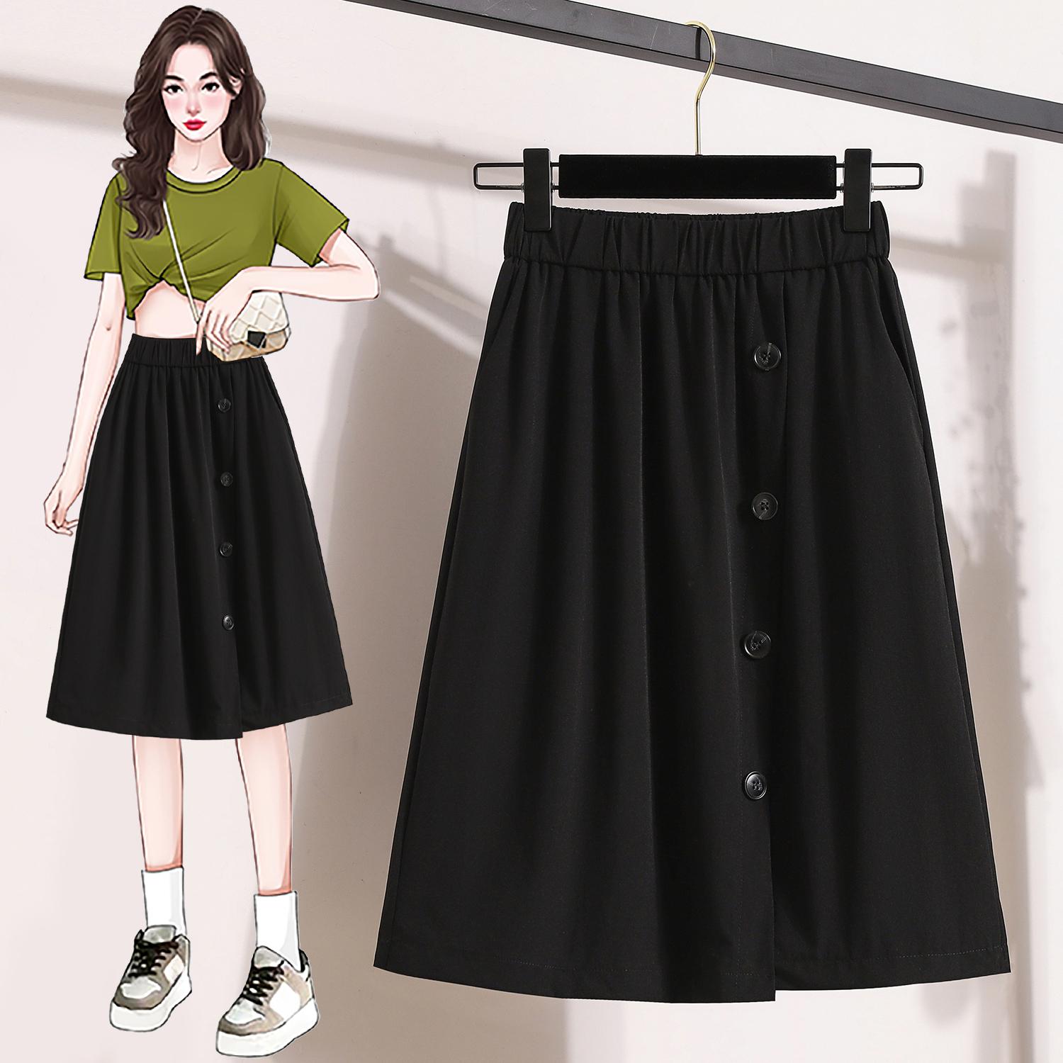 DIMANAF 2025 Plus Size Summer Elastic Skirts Women Buttons Fashion Loose Skirt High Waist Vintage Maxi M чорний
DIMANAF 2025 Plus Size Summer Elastic Skirts Women Buttons Fashion Loose Skirt High Waist Vintage Maxi M чорний