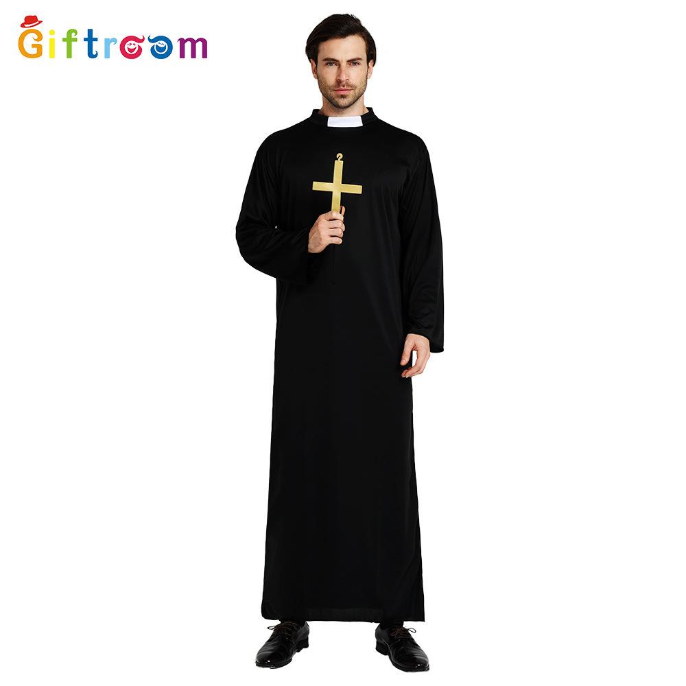 Полиэстеровый черный шикарный халат для мужчин, идеально подходящий для празднования Хэллоуина и костюмированных мероприятий, ролевых игр
Полиэстеровый черный шикарный халат для мужчин, идеально подходящий для празднования Хэллоуина и костюмированных мероприятий, ролевых игр