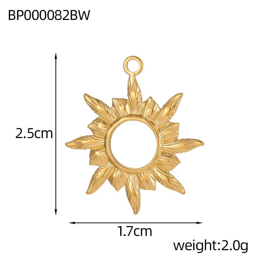 CARLIDANA New Gold Plated Necklace Bracelet Fashion Accessories Stainless Steel Flower Sun Heart Charms for DIY Jewelry Making
CARLIDANA New Gold Plated Necklace Bracelet Fashion Accessories Stainless Steel Flower Sun Heart Charms for DIY Jewelry Making