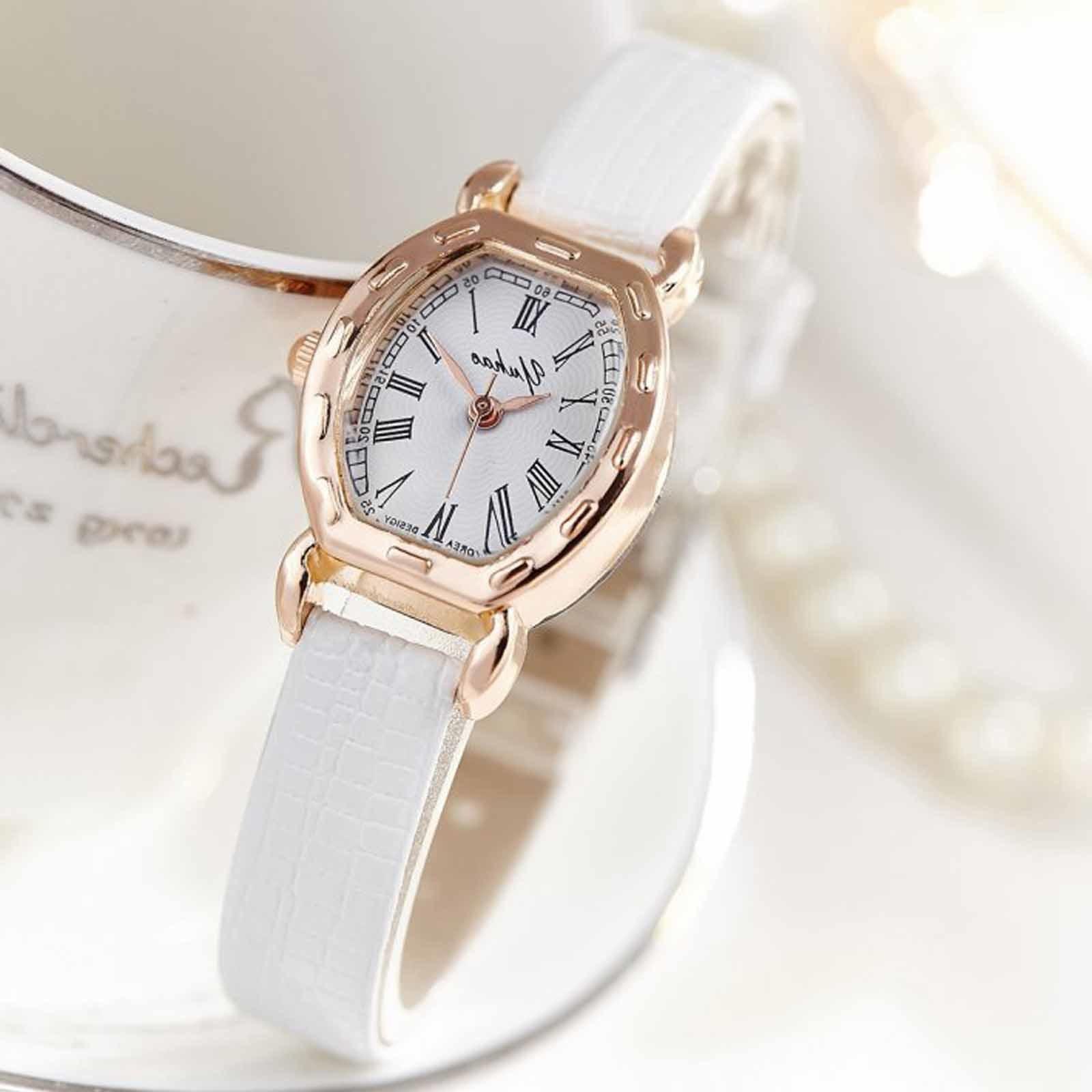 Женские модные кожаные часы One Size белый
Женские модные кожаные часы One Size белый