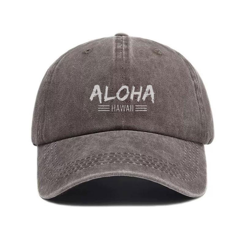 Aloha Vintage Washed Cotton Baseball Cap Adjustable Distressed Trucker Hat for Men Women Summer Beach Hawaiian Style Cotton Cap темно-сірий колір
Aloha Vintage Washed Cotton Baseball Cap Adjustable Distressed Trucker Hat for Men Women Summer Beach Hawaiian Style Cotton Cap темно-сірий колір