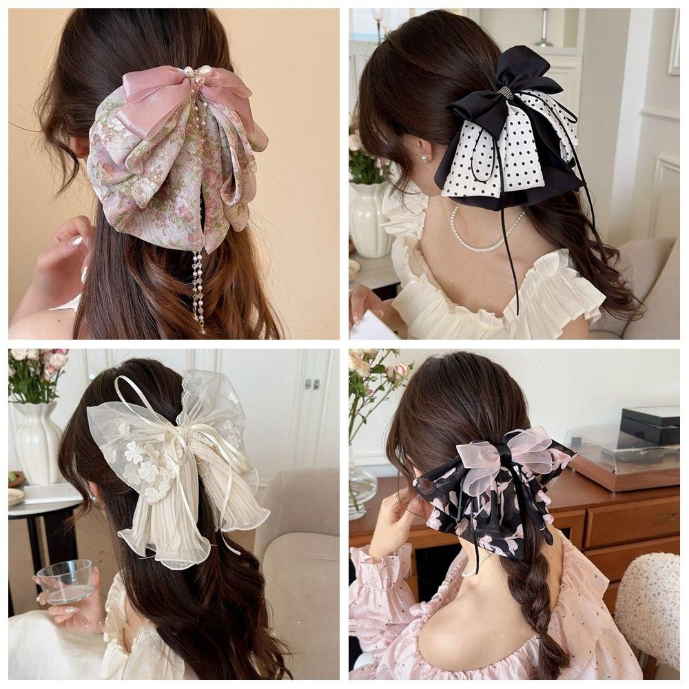 Floral Chiffon Bowknot Hair Clip Grab Clip Flower Hairpin Fashion Bow Ribbon Hair Claw Girls Style 9
Floral Chiffon Bowknot Hair Clip Grab Clip Flower Hairpin Fashion Bow Ribbon Hair Claw Girls Style 9