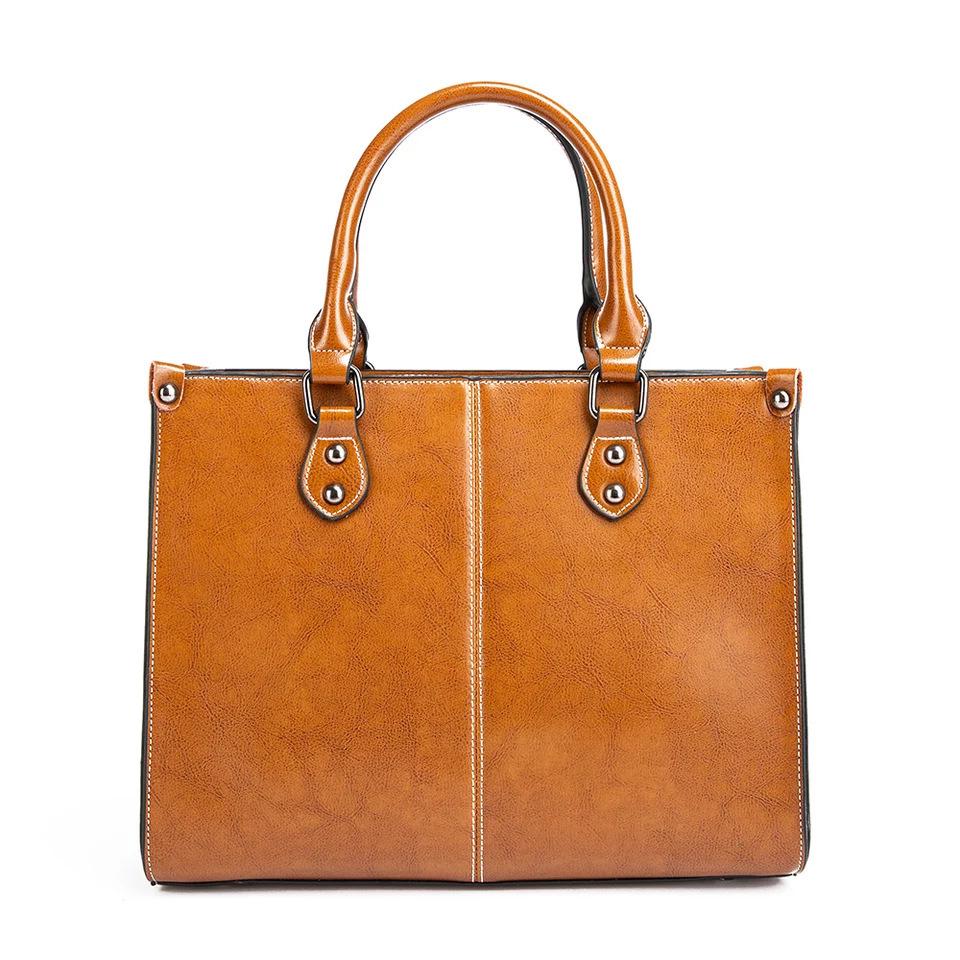 Retro Genuine Leather Women s High-End Briefcase Tote Large Capacity Crossbody Handbag
Retro Genuine Leather Women s High-End Briefcase Tote Large Capacity Crossbody Handbag