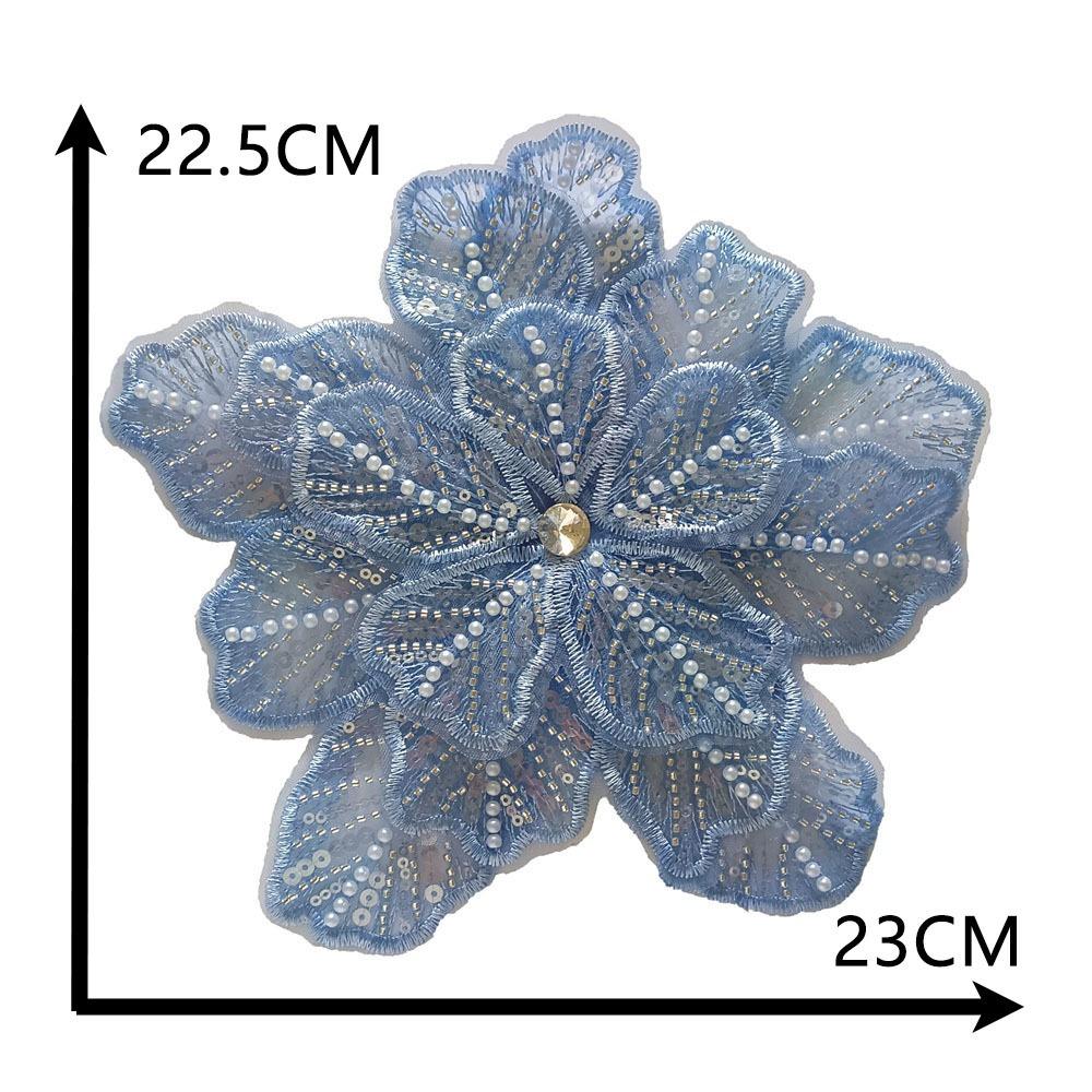 Three Layers Sew On Patch Dress Decoration Dress Decoration Applique Flower Patches for Dress синій
Three Layers Sew On Patch Dress Decoration Dress Decoration Applique Flower Patches for Dress синій