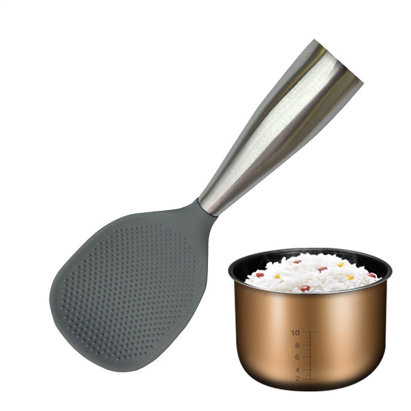 Rice Spatula Silicone Rice Standing Serving Scoop Heat-Resistant Kitchen Tools Multifunctional Cookware For Soup Noodle Serving серый
Rice Spatula Silicone Rice Standing Serving Scoop Heat-Resistant Kitchen Tools Multifunctional Cookware For Soup Noodle Serving серый