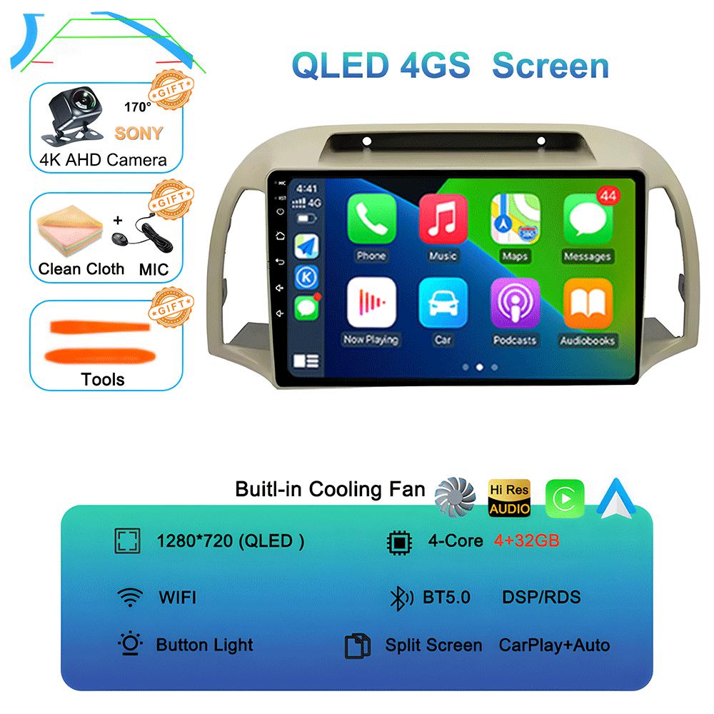 Android 14 Carplay WIFI+4G Для Nissan March Micra K12 2002 2003 2004-2010 Автомагнитола Мультимедийный плеер GPS Стерео 2din Головное устройство
Android 14 Carplay WIFI+4G Для Nissan March Micra K12 2002 2003 2004-2010 Автомагнитола Мультимедийный плеер GPS Стерео 2din Головное устройство