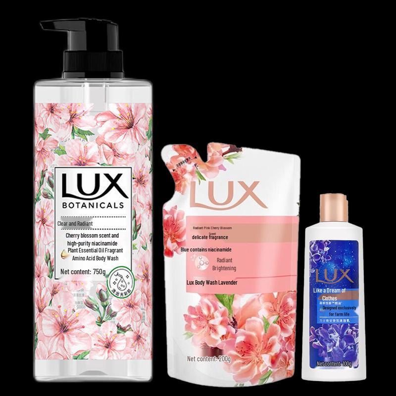 LUX Cherry Blossom Scented Shower Gel Set
LUX Cherry Blossom Scented Shower Gel Set