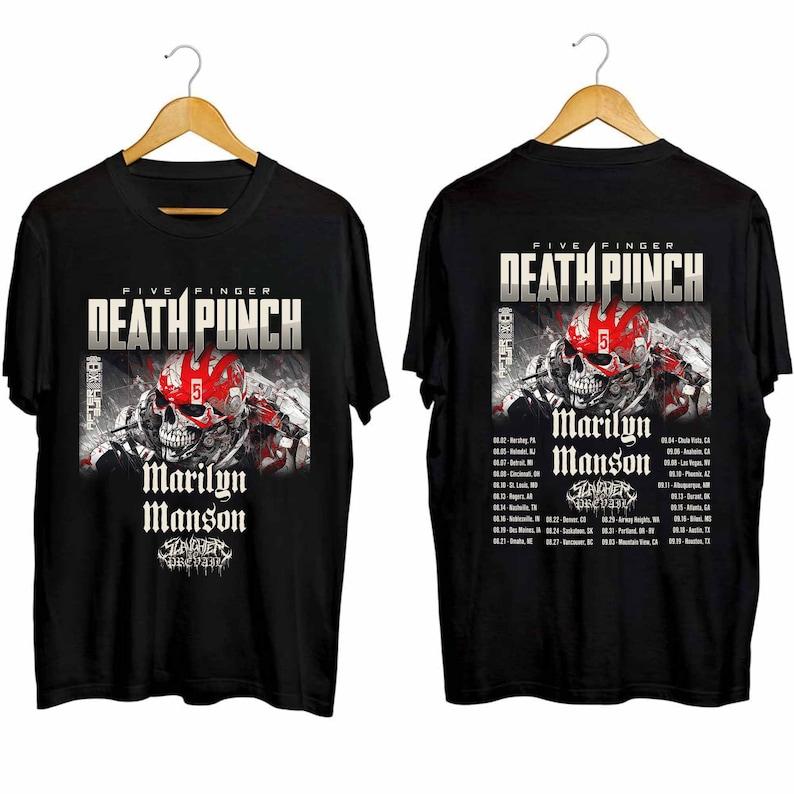 300GSM футболка из плотного хлопка Five Finger Death Punch Tour рубашка Five Finger Death Punch Band Рубашка для фанатов Five Finger Death Punch Концертная рубашка
300GSM футболка из плотного хлопка Five Finger Death Punch Tour рубашка Five Finger Death Punch Band Рубашка для фанатов Five Finger Death Punch Концертная рубашка