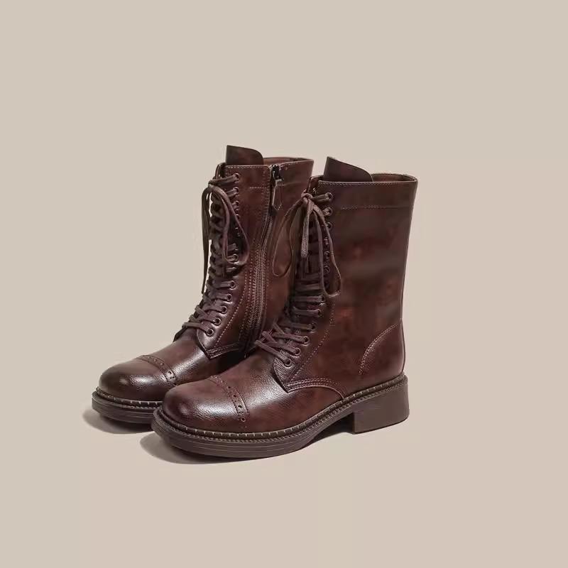 Gu Yun Martin boots women s British style 2024 new spring and autumn retro western cowboy boots brown Maillard short boots 40 темно-коричневого кольору
Gu Yun Martin boots women s British style 2024 new spring and autumn retro western cowboy boots brown Maillard short boots 40 темно-коричневого кольору