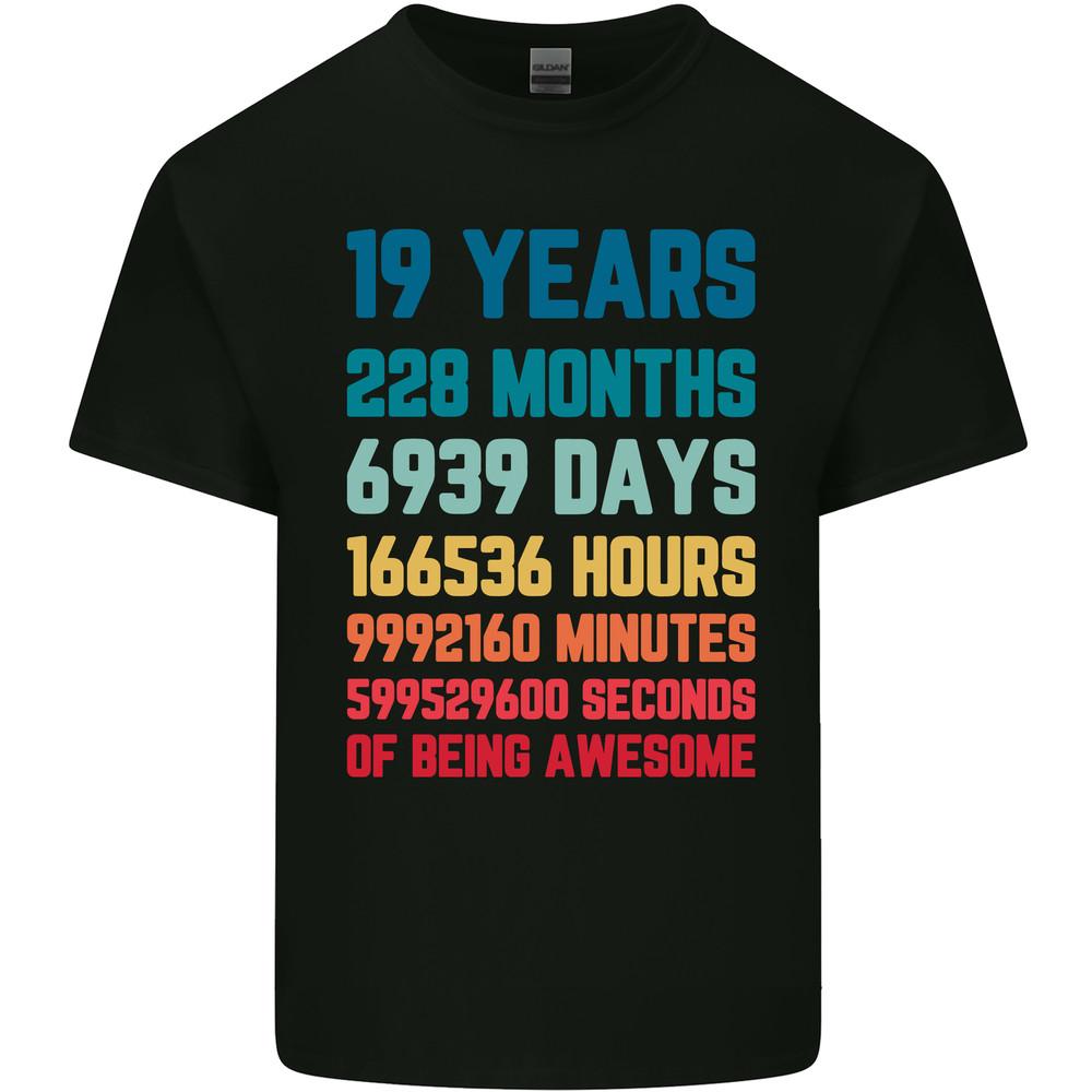 19th Birthday 19 Year Old Mens Light Cotton T-Shirt 3XL
19th Birthday 19 Year Old Mens Light Cotton T-Shirt 3XL