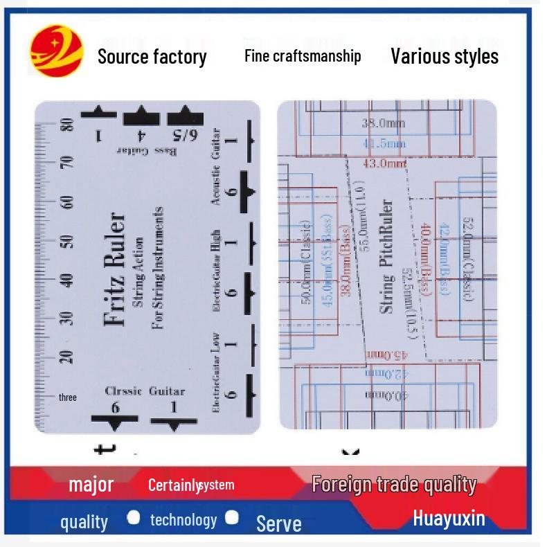 Electric Guitar String Height Caliper & Neck Adjustment Tool, Stainless Steel Ruler Gauge.
Electric Guitar String Height Caliper & Neck Adjustment Tool, Stainless Steel Ruler Gauge.