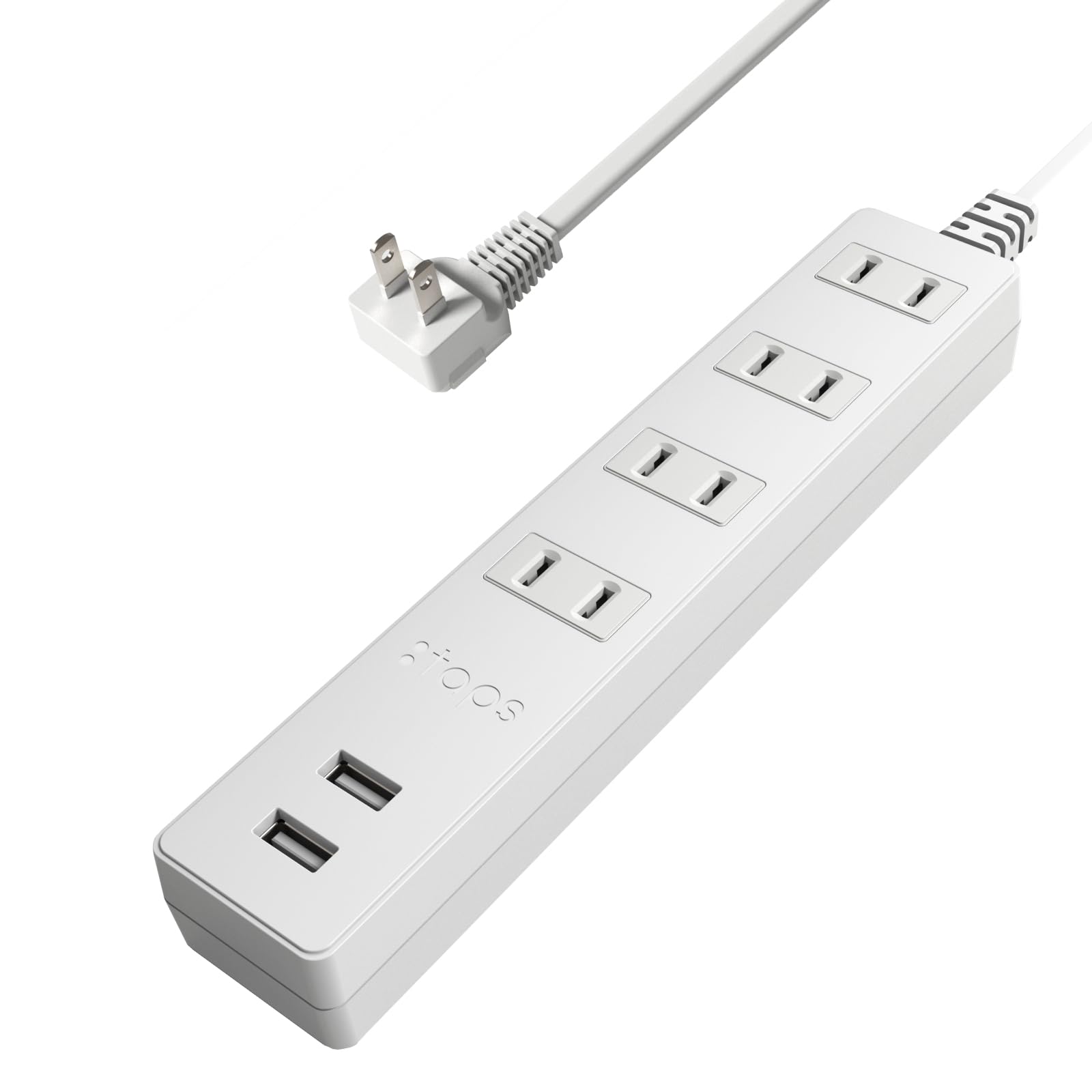 TOPLAND Power Strip with USB, 4 AC Outlets, 2 USB-A Ports, Extension Cord with Auto-Power System, Antibacterial Treatment, White (1m) STPA410-WT
TOPLAND Power Strip with USB, 4 AC Outlets, 2 USB-A Ports, Extension Cord with Auto-Power System, Antibacterial Treatment, White (1m) STPA410-WT