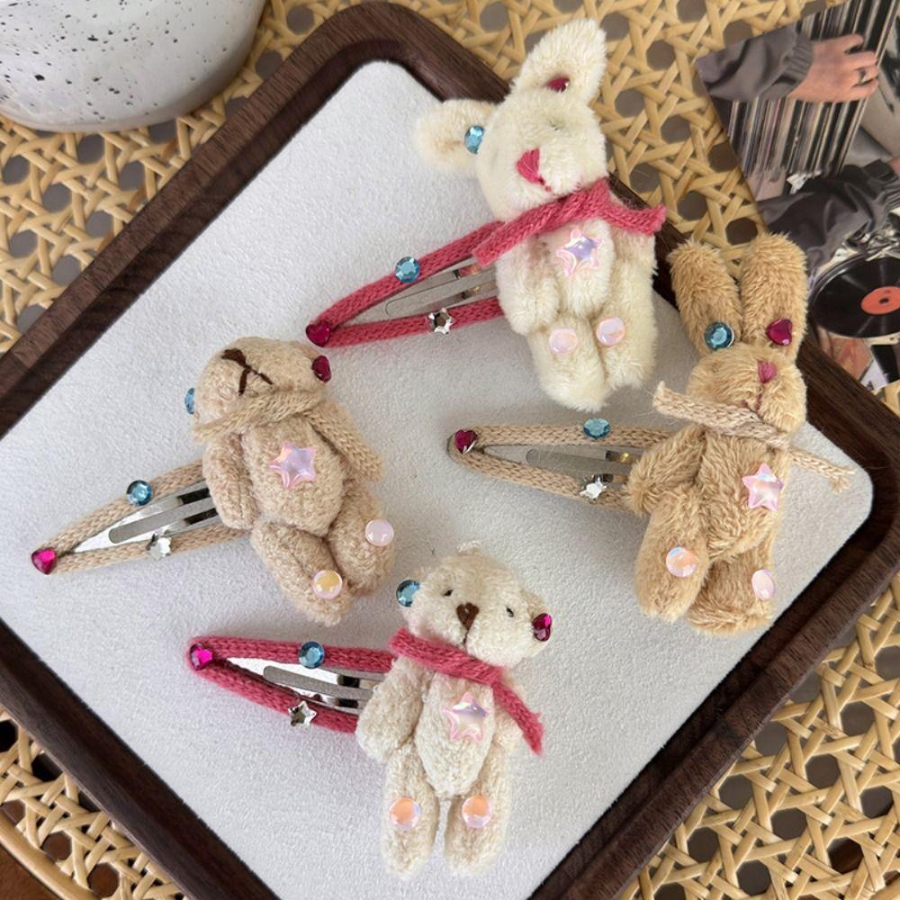 Ornament Rabbit Hairpin Minimalist Style Sweet Fluffy Barrettes Lovely Bear Hair Clip Party
Ornament Rabbit Hairpin Minimalist Style Sweet Fluffy Barrettes Lovely Bear Hair Clip Party