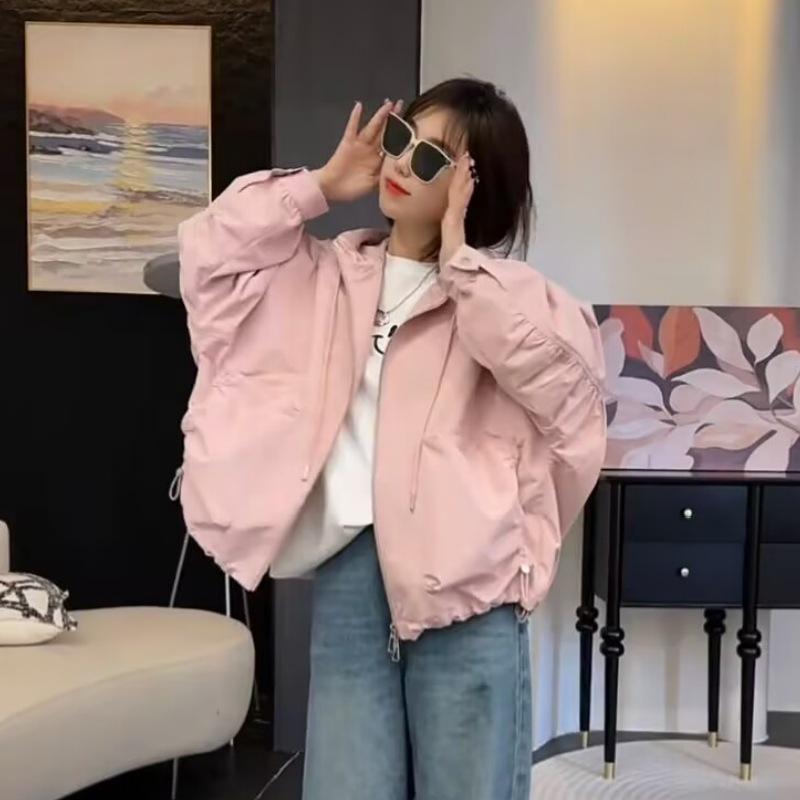 2025 Spring Women s Petite Hooded Windbreaker: Loose Fit, Solid Color, Long Sleeve Jacket. Medium
2025 Spring Women s Petite Hooded Windbreaker: Loose Fit, Solid Color, Long Sleeve Jacket. Medium