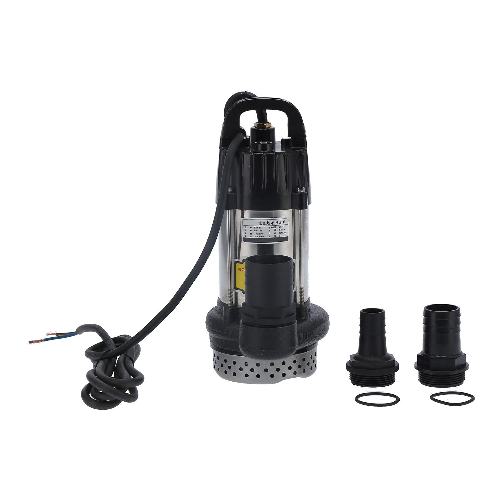 Submersible Pump Brushless Portable Sump Water 50mm DC 24V for Garden Farmland ZQB24
Submersible Pump Brushless Portable Sump Water 50mm DC 24V for Garden Farmland ZQB24