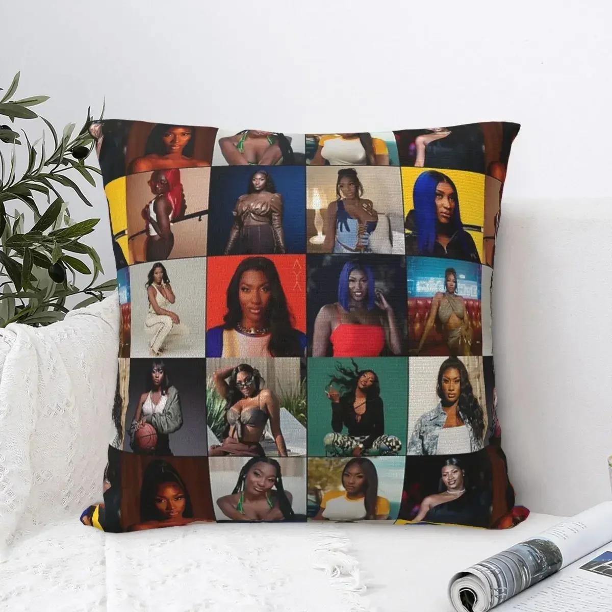 Aya Nakamura Photo Collage Pillowcase Polyester Pillow Cover Cushion Comfort Throw Pillow Sofa Decorative Cushions Used for Home, 66x66cm
Aya Nakamura Photo Collage Pillowcase Polyester Pillow Cover Cushion Comfort Throw Pillow Sofa Decorative Cushions Used for Home, 66x66cm