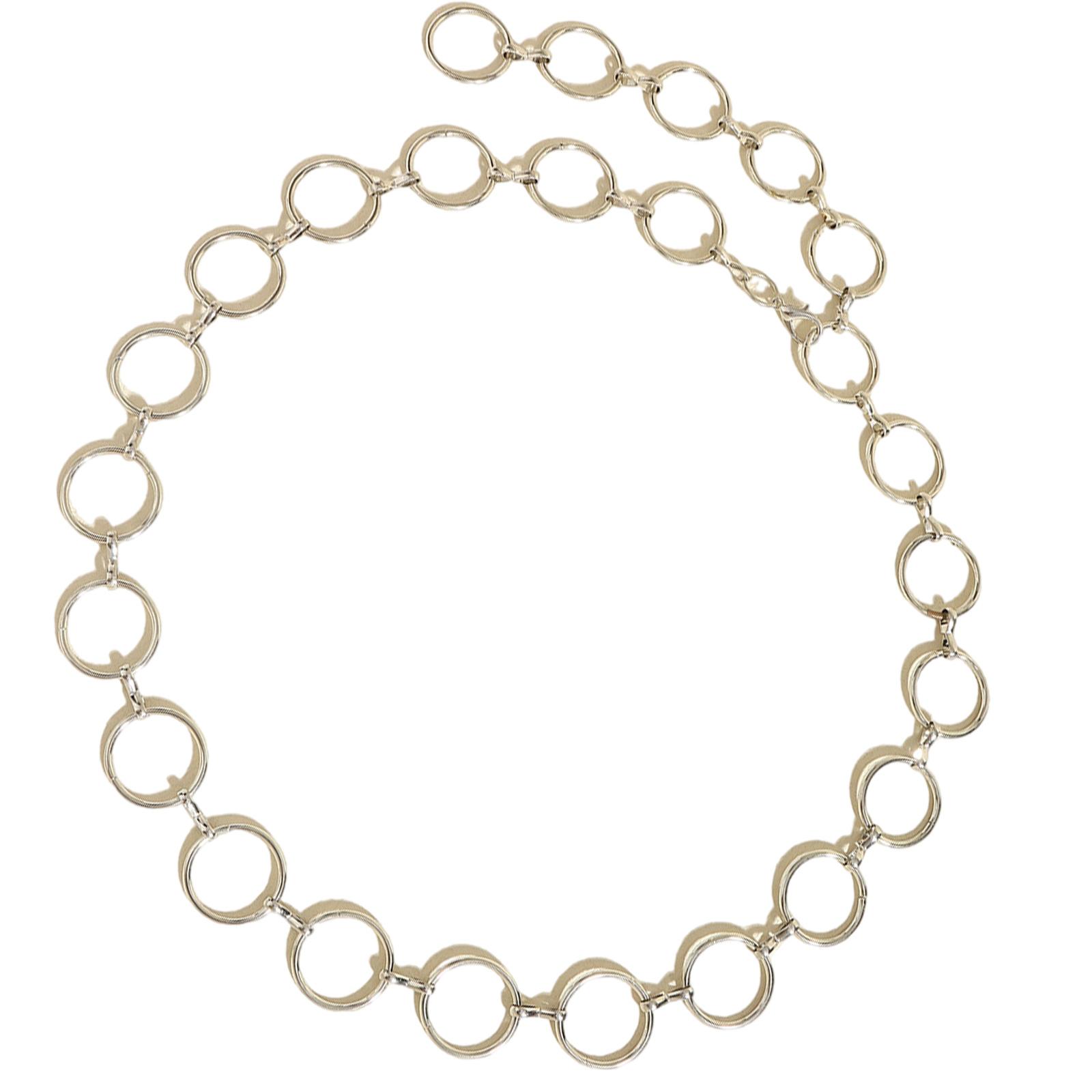 Стильная металлическая цепочка на талию в виде круга, модный пояс, ремень регулируемой длины, полый пояс-аксессуар для вечеринок 5
Стильная металлическая цепочка на талию в виде круга, модный пояс, ремень регулируемой длины, полый пояс-аксессуар для вечеринок 5