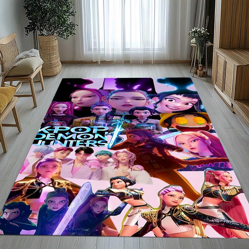 K-Pop Demon Hunters Golden Saja Boys Living Room Non-Slip Area Rug Soft Carpet for Bedroom Playroom Sofa,Home Decor Doormat 40x60cm
K-Pop Demon Hunters Golden Saja Boys Living Room Non-Slip Area Rug Soft Carpet for Bedroom Playroom Sofa,Home Decor Doormat 40x60cm