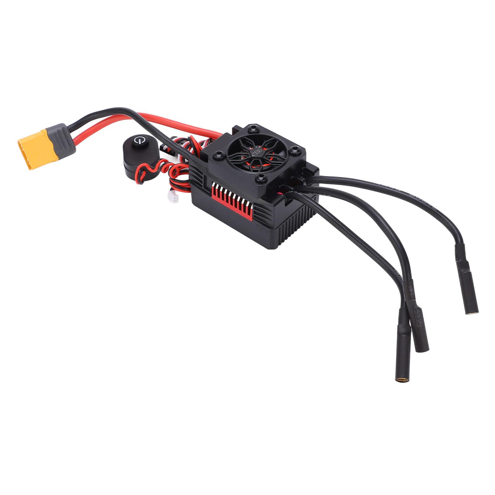V2 RC Brushless ESC 60A Waterproof Electronic Speed Controller with XT60 to T Connector for 1/10 RC Model
V2 RC Brushless ESC 60A Waterproof Electronic Speed Controller with XT60 to T Connector for 1/10 RC Model