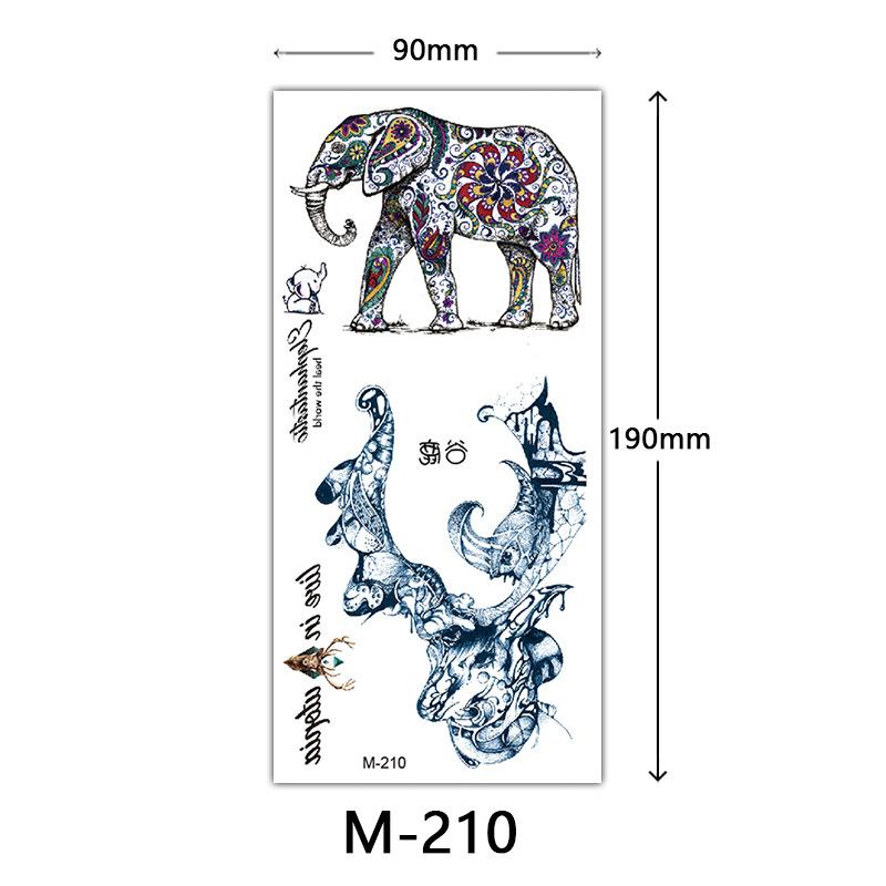 Waterproof Three-Dimensional Color Print Tattoo Sticker, Butterfly Flower Animal Tattoo 90*190mm
Waterproof Three-Dimensional Color Print Tattoo Sticker, Butterfly Flower Animal Tattoo 90*190mm
