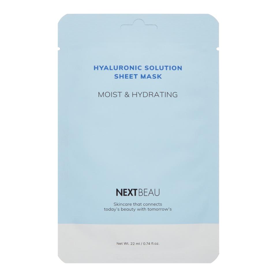 NEхTBEAU Hyaluronic Solution Sheet Mask Moist & Hydrating Увлажняющая тканевая маска с гиалуроновой кислотой 22мл
NEхTBEAU Hyaluronic Solution Sheet Mask Moist & Hydrating Увлажняющая тканевая маска с гиалуроновой кислотой 22мл