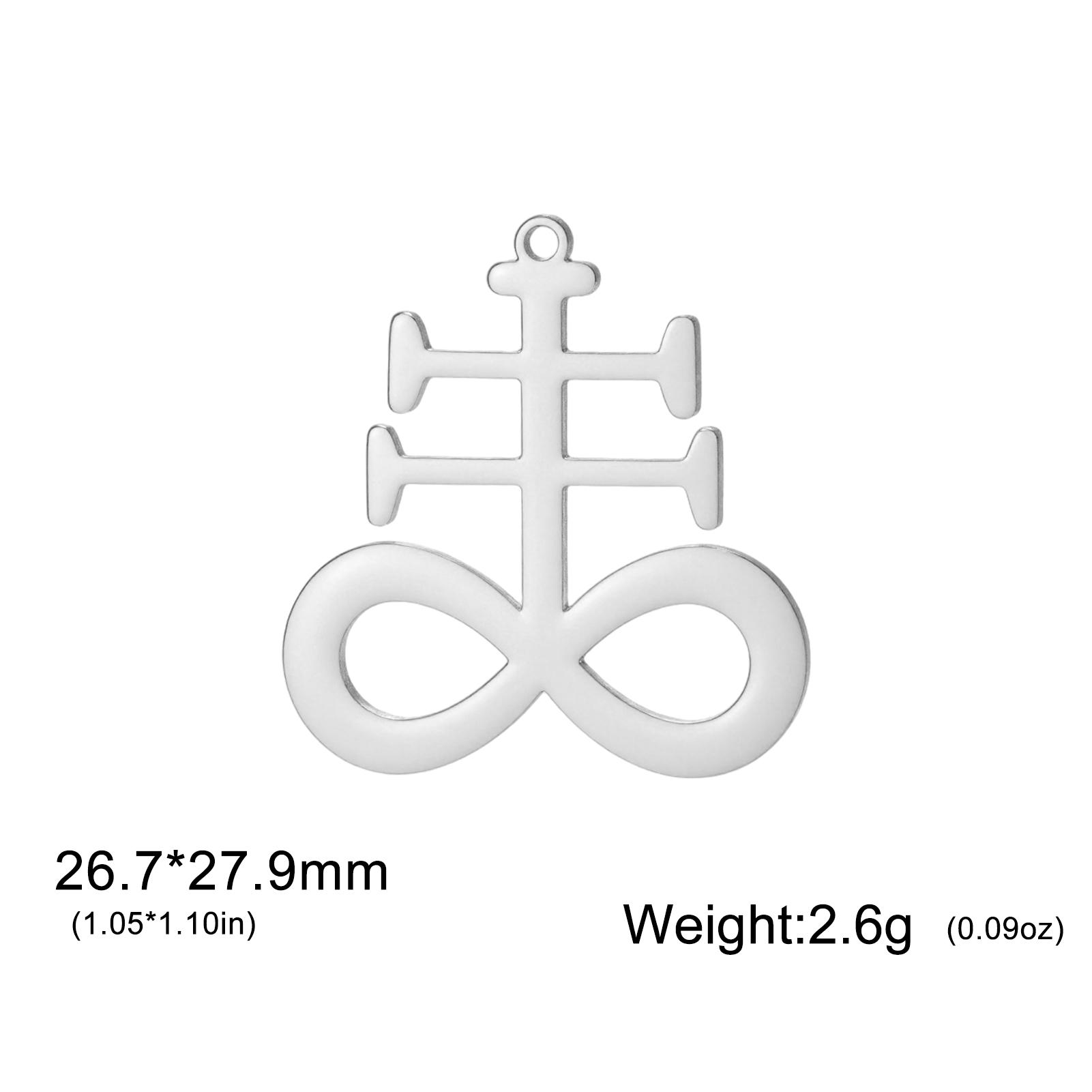 Teamer Punk Symbol Stainless Steel Charms Cross Pendant Lucifer Collares Pendant For Necklace DIY Jewelry Making Wholesale
Teamer Punk Symbol Stainless Steel Charms Cross Pendant Lucifer Collares Pendant For Necklace DIY Jewelry Making Wholesale