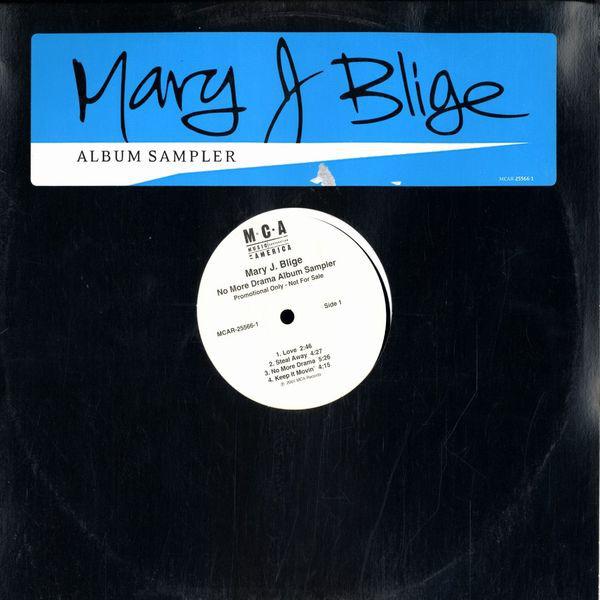 12inch Record MARY J. BLIGE - No More Drama (Album Sampler) MCAR255661PROMO MCA Records 2001 US Rap & Hip-Hop/R&B Used
12inch Record MARY J. BLIGE - No More Drama (Album Sampler) MCAR255661PROMO MCA Records 2001 US Rap & Hip-Hop/R&B Used