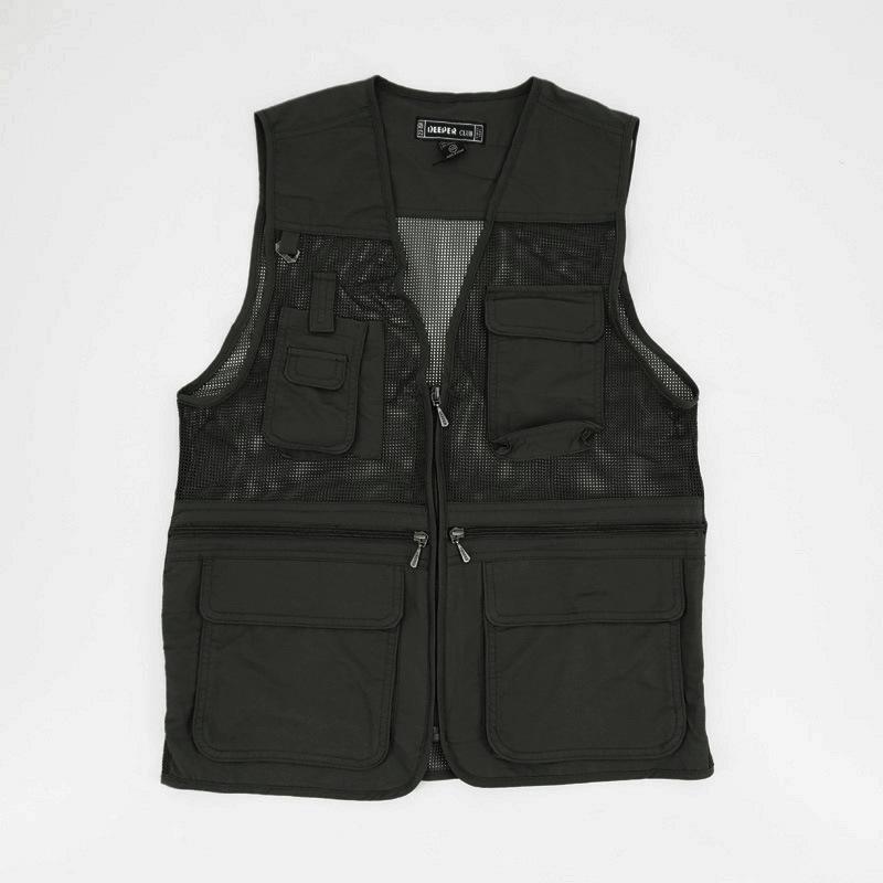 Чоловічий літній сітчастий жилет з багатьма кишенями для альпінізму та риболовлі L чорний
Чоловічий літній сітчастий жилет з багатьма кишенями для альпінізму та риболовлі L чорний