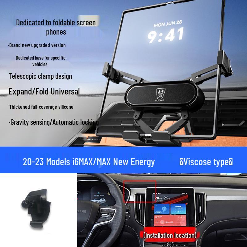 Roewe Car Phone Holder: Compatible with 550, 350, 360, RX5 Gen 3, I6, RX8, I5, D7 Models
Roewe Car Phone Holder: Compatible with 550, 350, 360, RX5 Gen 3, I6, RX8, I5, D7 Models