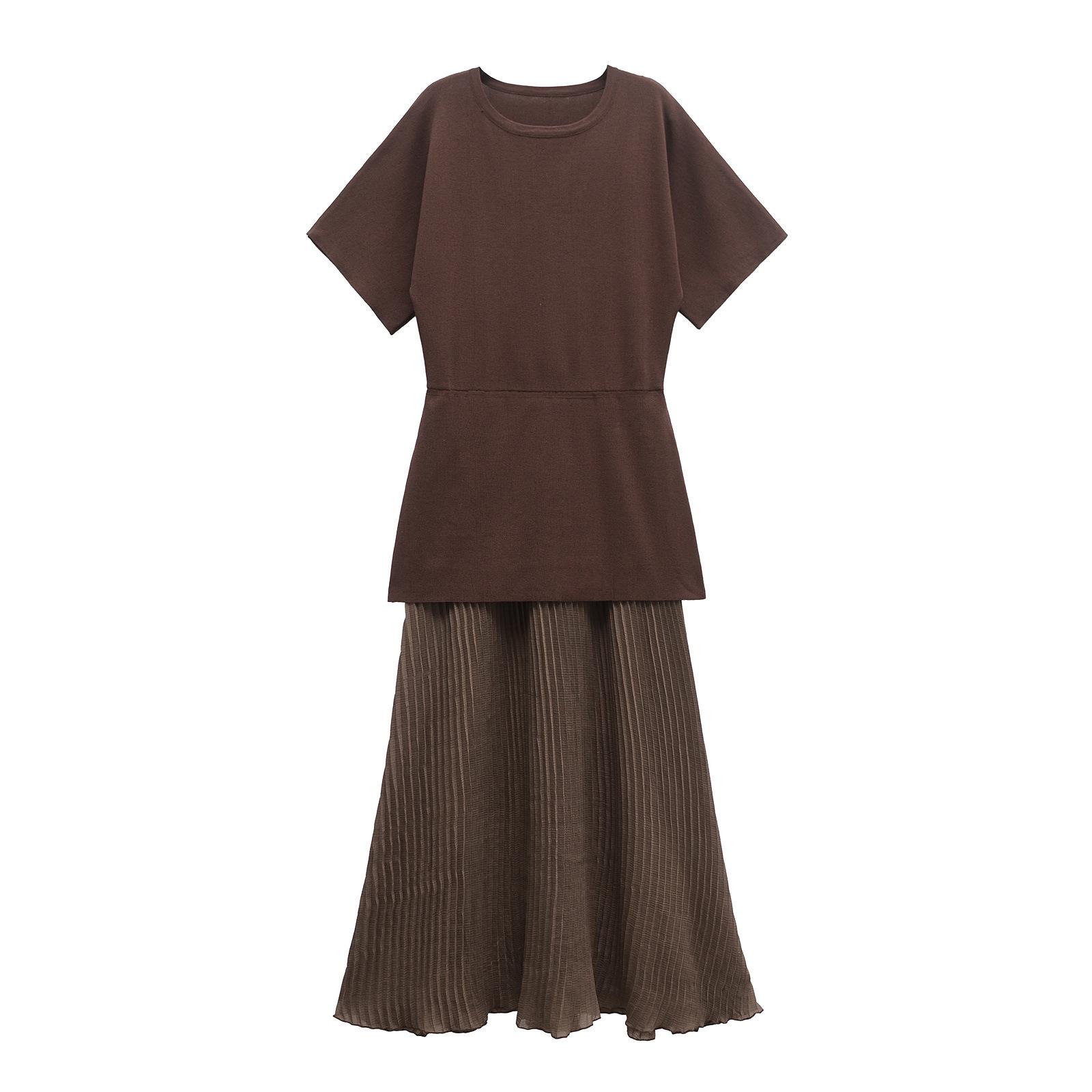 Женское трикотажное плиссированное платье в стиле европейской и американской моды, осень 2025 Medium коричневый
Женское трикотажное плиссированное платье в стиле европейской и американской моды, осень 2025 Medium коричневый