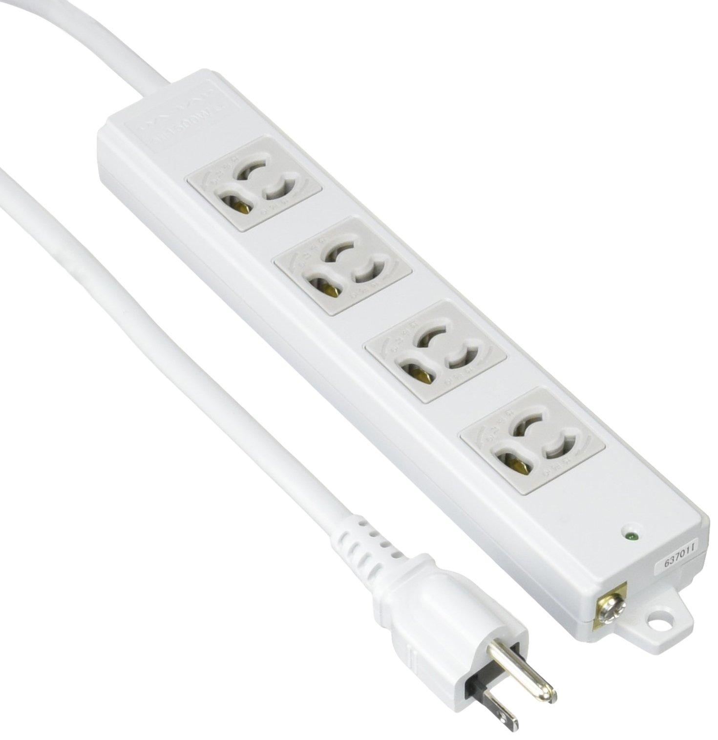 ELECOM Power Strip, 4-Outlet, 3-Pin Plug with Magnetic Retainer, 3m, Gray, T-WRM3430LG/RS
ELECOM Power Strip, 4-Outlet, 3-Pin Plug with Magnetic Retainer, 3m, Gray, T-WRM3430LG/RS