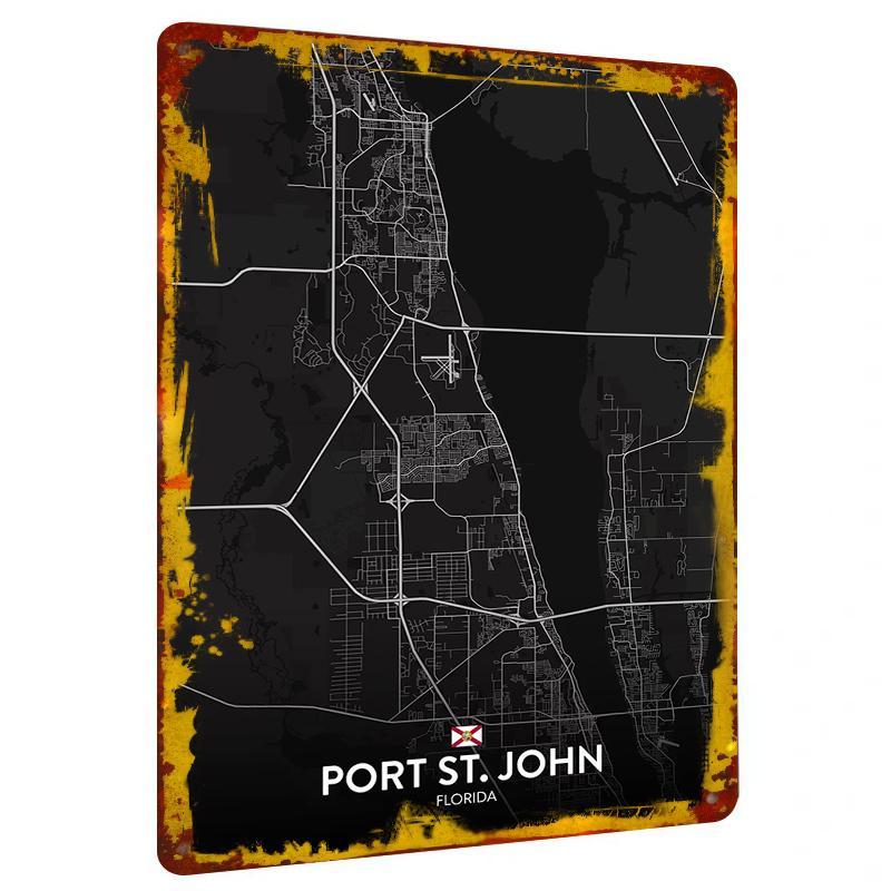 Port St John Florida City Map Metal Wall Art Modern Minimalist Home Decor Iron Painting 20x30cm(7.8x11.8inch)
Port St John Florida City Map Metal Wall Art Modern Minimalist Home Decor Iron Painting 20x30cm(7.8x11.8inch)